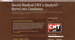 Desktop Screenshot of cnt061catalunya.blogspot.com