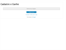 Tablet Screenshot of cadastre-ganhe.blogspot.com