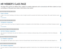 Tablet Screenshot of mrwebbersclass.blogspot.com