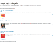 Tablet Screenshot of angoljogiszaknyelv.blogspot.com