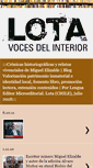 Mobile Screenshot of lotavocesdelinterior.blogspot.com