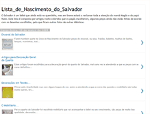 Tablet Screenshot of listadenascimentodosalvador.blogspot.com