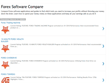 Tablet Screenshot of forexsoftwarecompare.blogspot.com