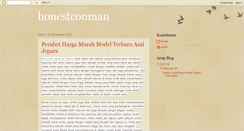 Desktop Screenshot of honestconman.blogspot.com