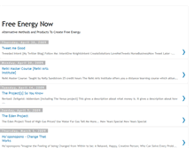 Tablet Screenshot of free-energy-now.blogspot.com