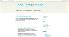 Desktop Screenshot of lepsiprezentace.blogspot.com