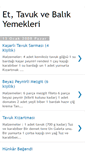 Mobile Screenshot of etli-yemekler.blogspot.com