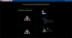 Desktop Screenshot of flavioaugustoodontologia.blogspot.com