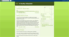 Desktop Screenshot of healthyvalleyfield.blogspot.com