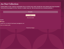 Tablet Screenshot of annurblousecollection.blogspot.com