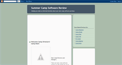 Desktop Screenshot of campsoftwarereview.blogspot.com