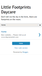 Mobile Screenshot of littlefootprintsdaycare.blogspot.com