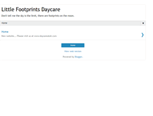 Tablet Screenshot of littlefootprintsdaycare.blogspot.com