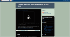 Desktop Screenshot of cycle-generation.blogspot.com