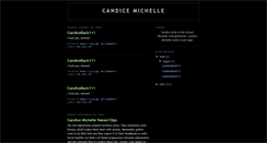 Desktop Screenshot of candicemichelle-on.blogspot.com