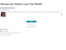 Tablet Screenshot of healthwealthtruth.blogspot.com