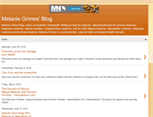 Tablet Screenshot of melanie-grimes.blogspot.com