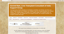 Desktop Screenshot of livertransplantindiaconsultant.blogspot.com