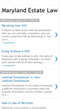 Mobile Screenshot of marylandestatelaw.blogspot.com