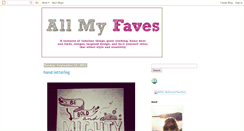 Desktop Screenshot of allmyfaves.blogspot.com