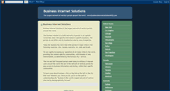 Desktop Screenshot of businessinternetsolutions.blogspot.com