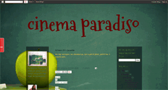 Desktop Screenshot of cinemaaparadiso.blogspot.com