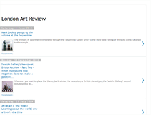 Tablet Screenshot of londonartreview.blogspot.com