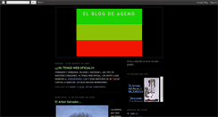 Desktop Screenshot of elblogdeagemo.blogspot.com
