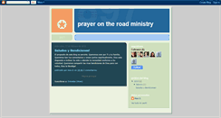 Desktop Screenshot of prayerontheroad.blogspot.com