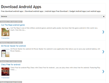 Tablet Screenshot of downloadandroidapps.blogspot.com