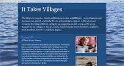 Desktop Screenshot of ittakesvillages.blogspot.com