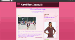 Desktop Screenshot of familjenstensvik.blogspot.com