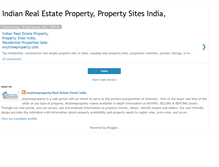 Tablet Screenshot of anytimepropertyindia.blogspot.com