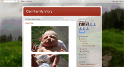 Desktop Screenshot of carrfamilystory.blogspot.com