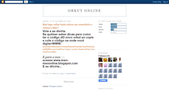 Desktop Screenshot of onlineorkut-orkut.blogspot.com