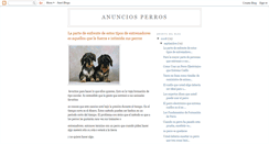 Desktop Screenshot of anunciosperros.blogspot.com