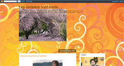 Desktop Screenshot of cerisiersmorts.blogspot.com