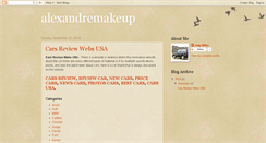 Desktop Screenshot of alexandremakeup.blogspot.com