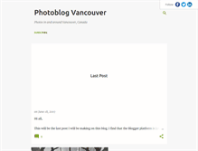 Tablet Screenshot of photoblogvancouver.blogspot.com