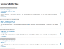 Tablet Screenshot of cincinnatidentist.blogspot.com