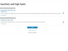 Tablet Screenshot of barefeetandhighheels.blogspot.com