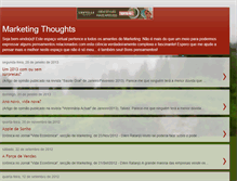 Tablet Screenshot of mkt-thoughts.blogspot.com