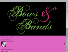 Tablet Screenshot of bowsbands.blogspot.com