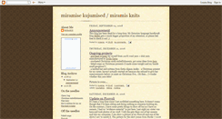 Desktop Screenshot of miramiskujub.blogspot.com