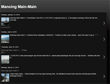 Tablet Screenshot of mancingmainmain.blogspot.com