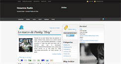 Desktop Screenshot of hosannaradioonline.blogspot.com