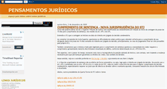 Desktop Screenshot of pensamentosjuridicos.blogspot.com