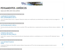 Tablet Screenshot of pensamentosjuridicos.blogspot.com