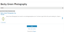 Tablet Screenshot of beckygreenphotography.blogspot.com