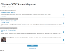 Tablet Screenshot of chimaerascme.blogspot.com